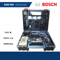 Bộ máy khoan 13mm thợ điện Bosch GSB 550