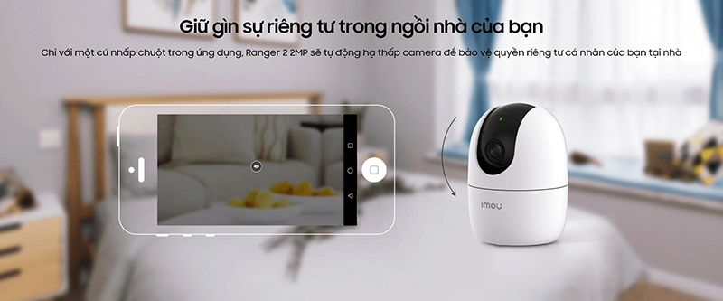 Camera Imou tích hợp chế độ riêng tư