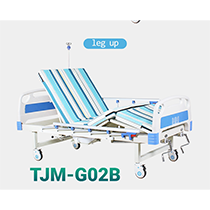 Giường y tế 2 tay quay TAJERMY TJM-G02B có bô vệ sinh và thâu gội đầu.