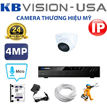 Trọn Bộ Camera 1 Mắt Kbvison 4mp