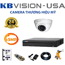 Trọn bộ camera 1 mắt Kbvision 5mp