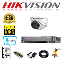 Trọn bộ camera 1 mắt Hikvision 2mp