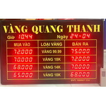 Bảng giá vàng led 30x40